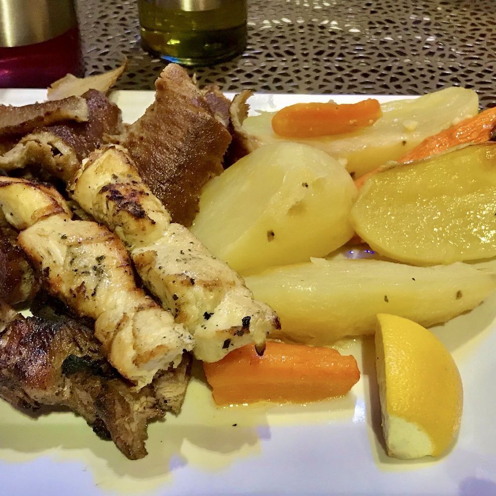 Zorba's Souvlaki Plus - Combination Plate from August. - Greek Near Me - Astoria, New York Zorba's Souvlaki Plus - Combination Plate from August. - Greek Near Me - Astoria, New York