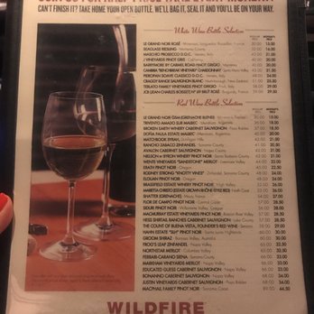 Wildfire - Half Price Wine Monday! - American Near Me - Glenview, Illinois Wildfire - Half Price Wine Monday! - American Near Me - Glenview, Illinois