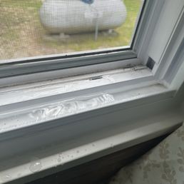 Kitchen window holding water!! Kitchen window holding water!!