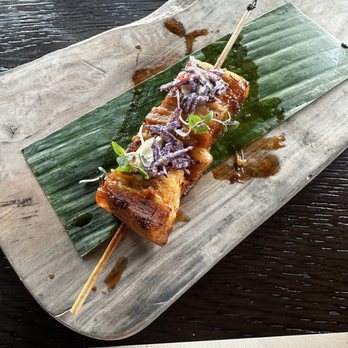 Cimera - Pork belly anticuchos - already ate one of the skewers before the photo - AMAZING - Latin American Near Me - Denver, Colorado