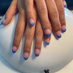 Nails Perfection - Dip with tip and gel design