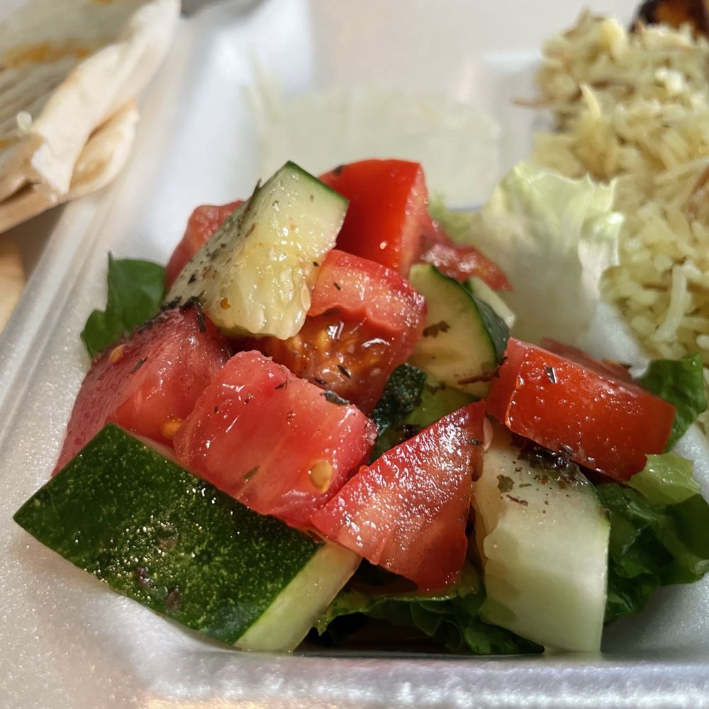 Ararat Market - a plate of vegetables and rice - Armenian Near Me - Clovis, California