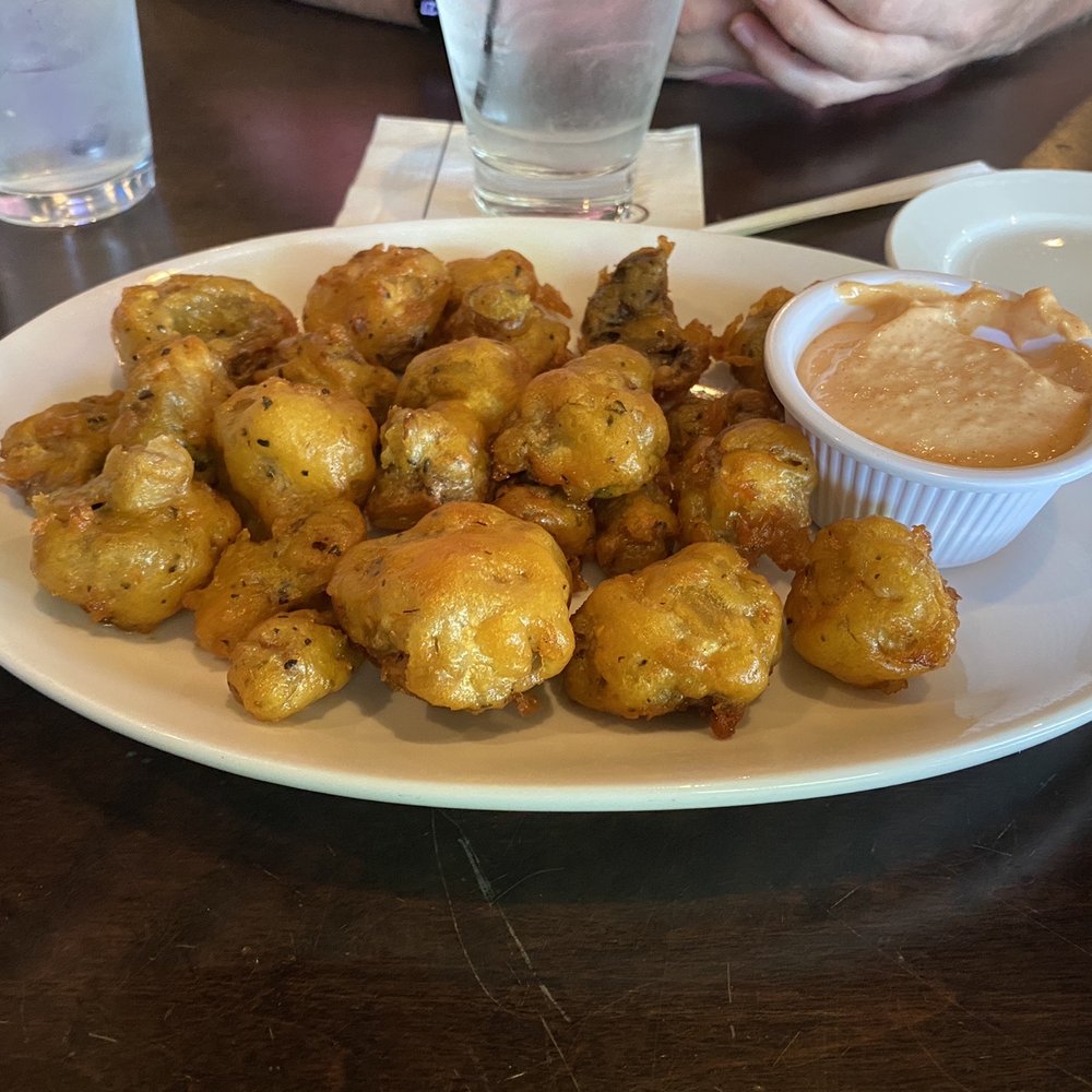 Rucker Johns Restaurant - Fried mushrooms - New American Near Me - Emerald Isle, North Carolina Rucker Johns Restaurant - Fried mushrooms - New American Near Me - Emerald Isle, North Carolina
