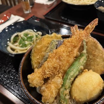 Udon Yonpachi - Tendon udon set - Japanese Near Me - Honolulu, Hawaii Udon Yonpachi - Tendon udon set - Japanese Near Me - Honolulu, Hawaii