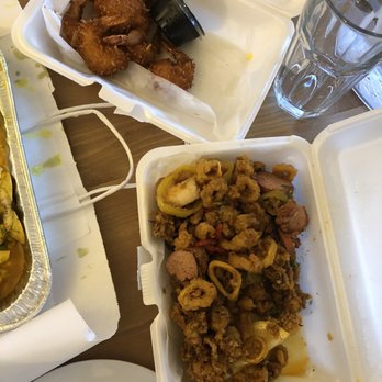 10 Rocks Tapas Bar & Restaurant - Calamari and Coconut Mango Shrimp - Tapas Bars Near Me - Pawtucket, Rhode Island