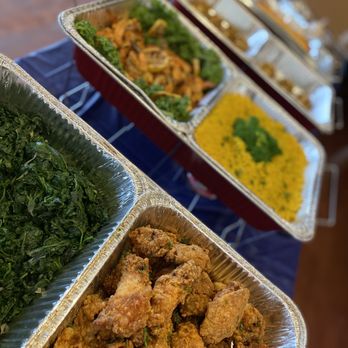Peggy's Gourmet - trays of food on a table - Caterers Near Me - Washington, DC, District of Columbia Peggy's Gourmet - trays of food on a table - Caterers Near Me - Washington, DC, District of Columbia