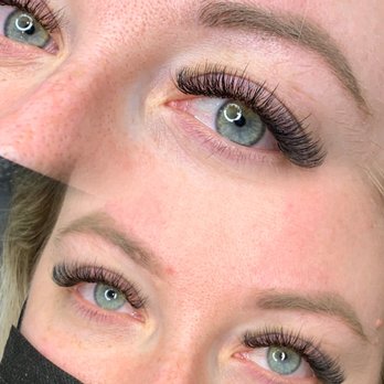 AmyEyesthetics Eyelash Extensions - Hybrid Full Set (subtle cat-eye shape) - Eyelash Service Near Me - Menomonee Falls, Wisconsin
