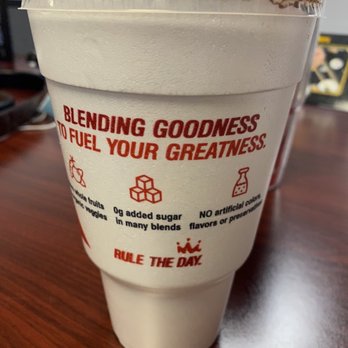 Smoothie King - a smoothie in a cup with a straw - Juice Bars & Smoothies Near Me - Louisville, Kentucky Smoothie King - a smoothie in a cup with a straw - Juice Bars & Smoothies Near Me - Louisville, Kentucky