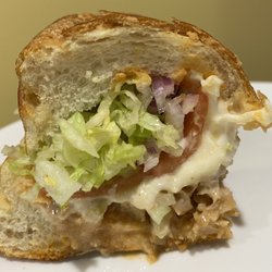 Villaggio Pizza - Buffalo chicken cheesesteak with lettuce onions tomatoes