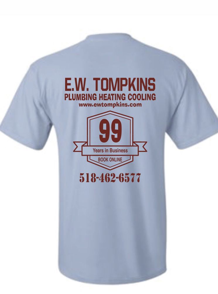 Slide of EW Tompkins Plumbing Heating Cooling