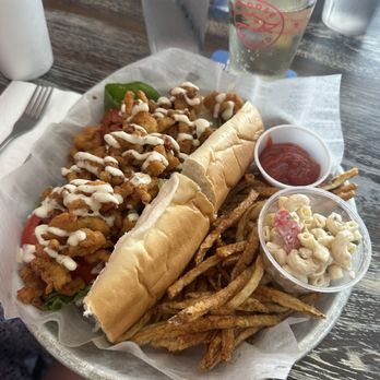 Crackers Island Grille - Clam strip po boy (on special) - American Near Me - Cape Canaveral, Florida Crackers Island Grille - Clam strip po boy (on special) - American Near Me - Cape Canaveral, Florida