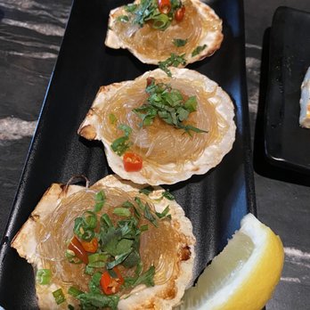 Khan Skewer Restaurant - Scallop and noodles - Barbeque Near Me - Honolulu, Hawaii