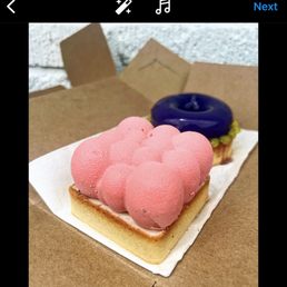 Guava cheese tart, blueberry lemon tart Guava cheese tart, blueberry lemon tart