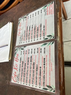Menu photo 8 Cafe Xu Hue Vancouver, BC