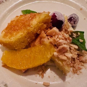 Mabel Gray - Orange cake w sugared cranberries and basil - New American Near Me - Hazel Park, Michigan Mabel Gray - Orange cake w sugared cranberries and basil - New American Near Me - Hazel Park, Michigan