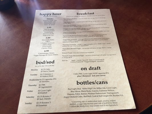 Menu photo 3 Mock Crest Tavern Portland, OR Menu photo 3 Mock Crest Tavern Portland, OR