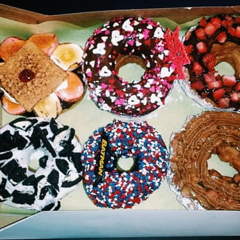 Jarams Donuts - Smores donut, happy birthday cronut, nutella strawberry cronut, oreo donut, batman donut, and cookie butter funnel cake donut! - Donuts Near Me - Dallas, Texas Jarams Donuts - Smores donut, happy birthday cronut, nutella strawberry cronut, oreo donut, batman donut, and cookie butter funnel cake donut! - Donuts Near Me - Dallas, Texas
