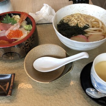 Rinka - Seafood Chirashi ($27.75): tamago, chutoro, tuna, hamachi, salmon, and shrimp never looked so good! - Japanese Near Me - Honolulu, Hawaii Rinka - Seafood Chirashi ($27.75): tamago, chutoro, tuna, hamachi, salmon, and shrimp never looked so good! - Japanese Near Me - Honolulu, Hawaii