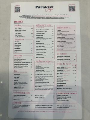 Menu photo 3 Parakeet Cafe - Del Mar San Diego, CA Menu photo 3 Parakeet Cafe - Del Mar San Diego, CA