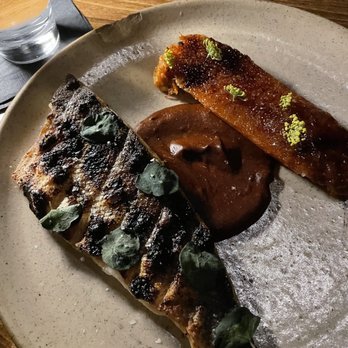 Verse - Branzino w mole and sweet potato - Seafood Near Me - Toluca Lake, California Verse - Branzino w mole and sweet potato - Seafood Near Me - Toluca Lake, California