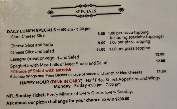 Menu photo 5 Brooklyn Heights Pizzeria Leander, TX