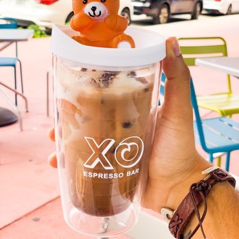 XO Espresso Bar - Iced cocoa latte - Coffee & Tea Near Me - Miami Beach, Florida XO Espresso Bar - Iced cocoa latte - Coffee & Tea Near Me - Miami Beach, Florida