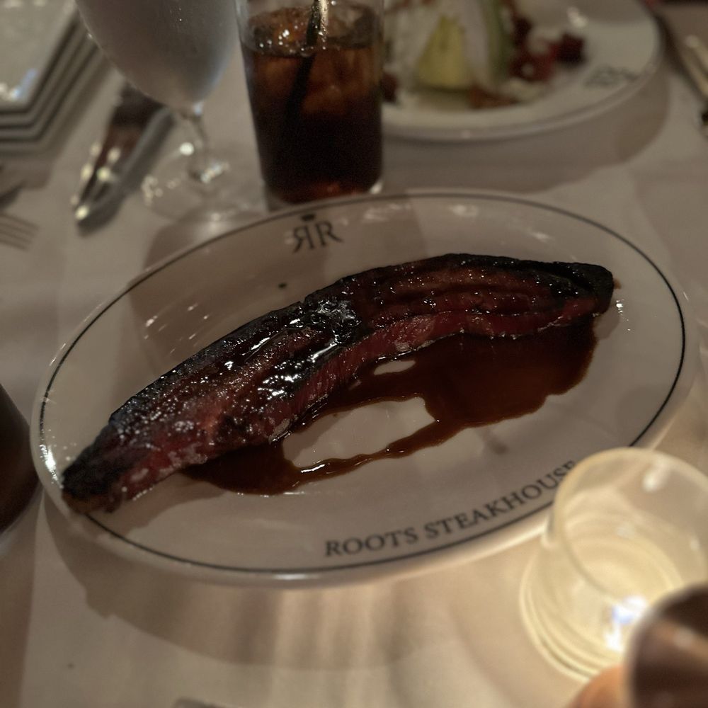 Roots Steakhouse - Bacon appetizer - Steakhouses Near Me - Ridgewood, New Jersey