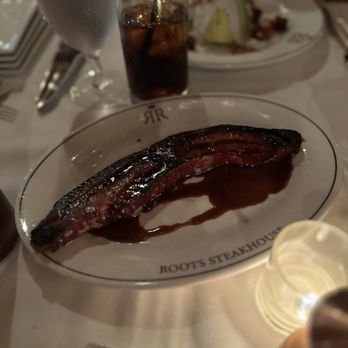 Roots Steakhouse - Bacon appetizer - Steakhouses Near Me - Ridgewood, New Jersey Roots Steakhouse - Bacon appetizer - Steakhouses Near Me - Ridgewood, New Jersey