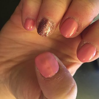 Belle's Nails & Spa - Uneven thickness and horrible cuticles already! - Nail Salons Near Me - Indian Trail, North Carolina