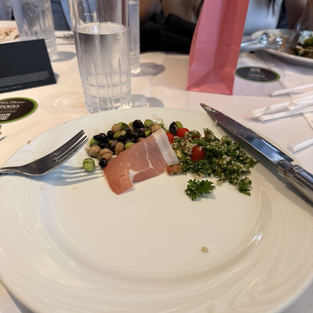 This plate empty of meat wasn't a good sign. This plate empty of meat wasn't a good sign.