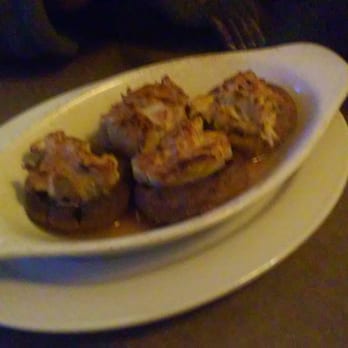 Redbeard's On Sixth - stuffed mushrooms with crab (appetizer) - American Near Me - Pittsburgh, Pennsylvania Redbeard's On Sixth - stuffed mushrooms with crab (appetizer) - American Near Me - Pittsburgh, Pennsylvania