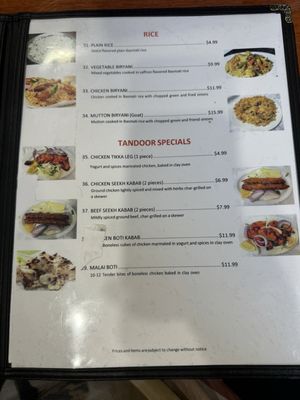 Menu photo 2 Shalimar Grill Sacramento, CA