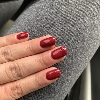Paradise Nail Spa - Top half of middle finger is clumpy. Nail file is a uneven - Nail Salons Near Me - Bellevue, Washington Paradise Nail Spa - Top half of middle finger is clumpy. Nail file is a uneven - Nail Salons Near Me - Bellevue, Washington