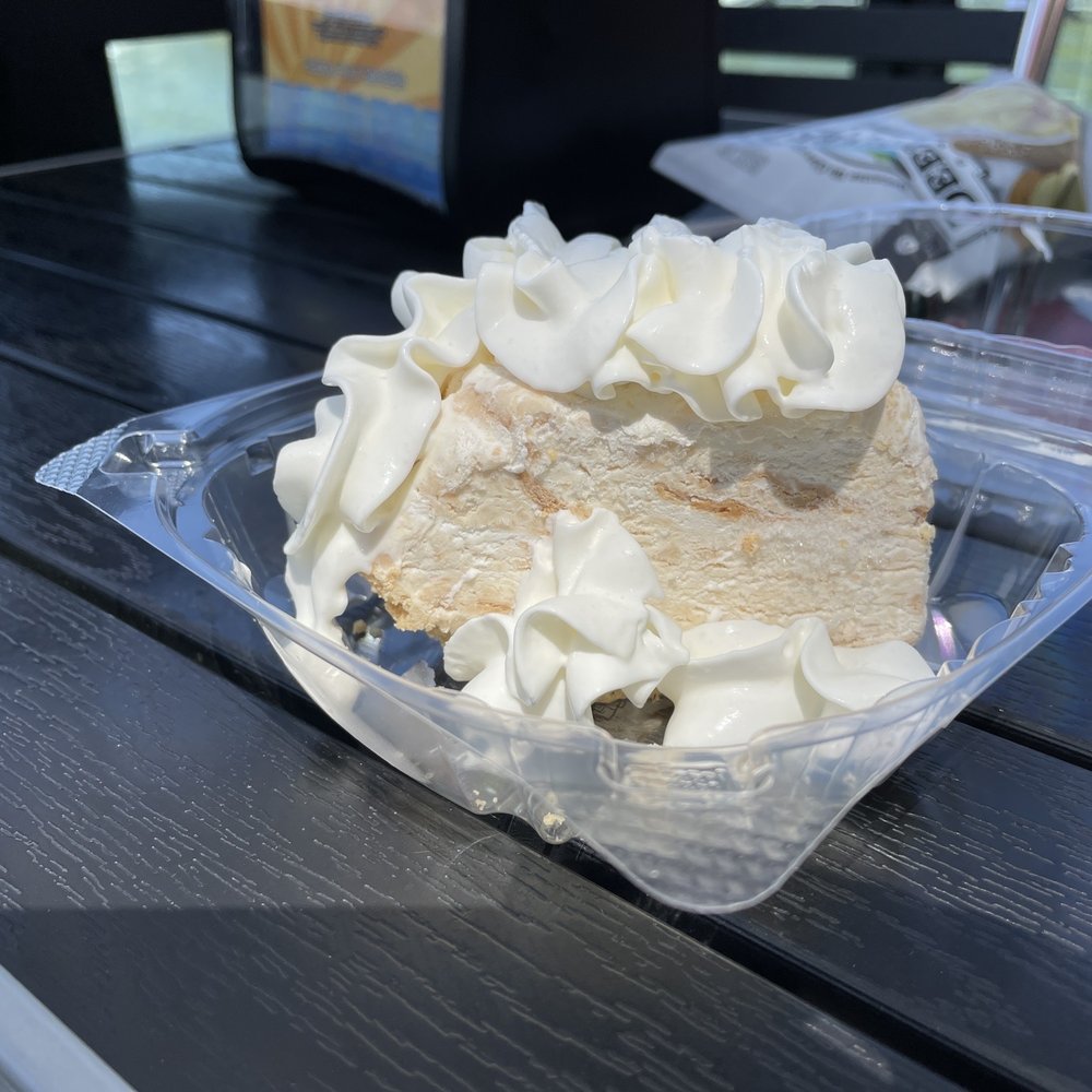 Sunset Grill - Peanut butter pie (can be ordered with or without chocolate sauce). - American Near Me - Edinboro, Pennsylvania Sunset Grill - Peanut butter pie (can be ordered with or without chocolate sauce). - American Near Me - Edinboro, Pennsylvania