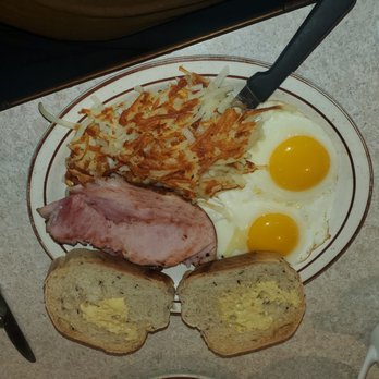 Papa G's - Han and eggs, home made rye toast. - Breakfast & Brunch Near Me - Huntley, Illinois