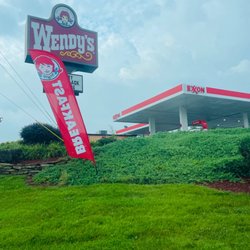 Exxon - Wendy's is attached to the Exxon store.