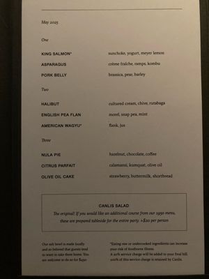 Menu photo 4 Canlis Seattle, WA Menu photo 4 Canlis Seattle, WA