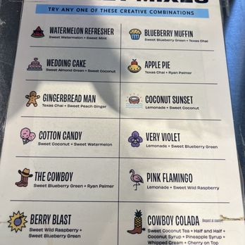 HTeaO - Secret mixes menu. I love the apple pie combo! - Tea Rooms Near Me - Sevierville, Tennessee HTeaO - Secret mixes menu. I love the apple pie combo! - Tea Rooms Near Me - Sevierville, Tennessee
