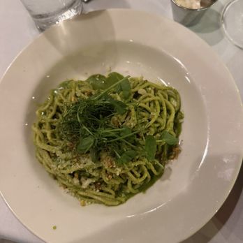 Rothschild's - Pistachio Pesto Spaghetti - Italian Near Me - Corona Del Mar, California Rothschild's - Pistachio Pesto Spaghetti - Italian Near Me - Corona Del Mar, California