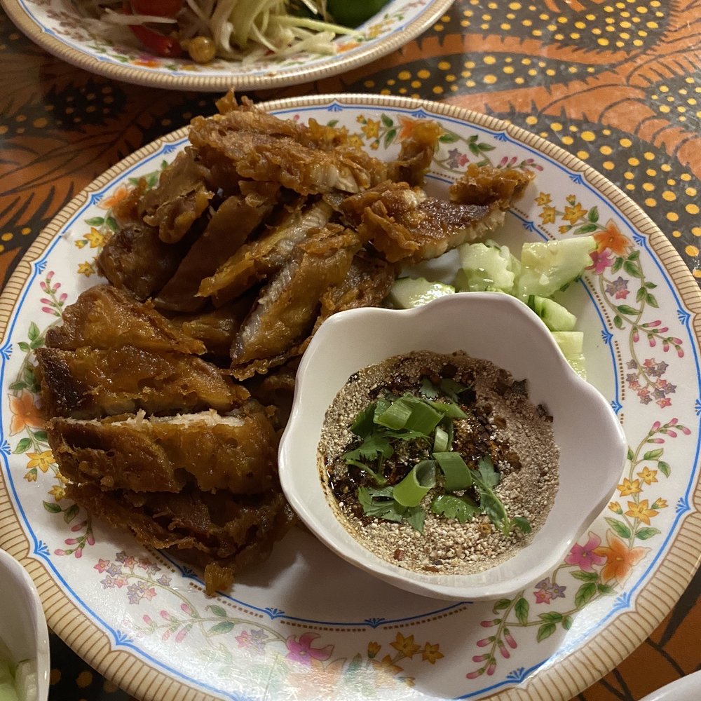 Ghin Khao Eat Rice - Grandma's Pork Belly - must order! - Thai Near Me - Chicago, Illinois Ghin Khao Eat Rice - Grandma's Pork Belly - must order! - Thai Near Me - Chicago, Illinois