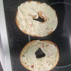 Dunkin' - Bagel With Cream Cheese supposed to be extra cream cheese!