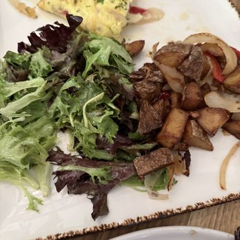 Dilworth Tasting Room - Vegetable Omelet wit Potatoes O'Brian and greens - Wine Bars Near Me - Charlotte, North Carolina Dilworth Tasting Room - Vegetable Omelet wit Potatoes O'Brian and greens - Wine Bars Near Me - Charlotte, North Carolina