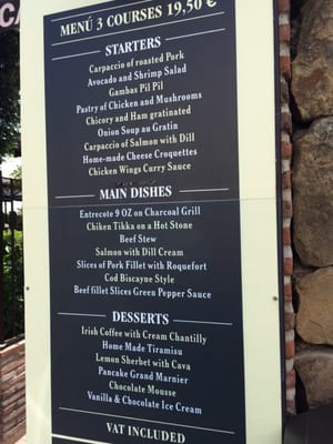 Menu photo 1 El Carnicero Estepona, MA