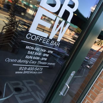BREW - Right on the main drag, Brew Coffee Bar is right next to downtown Cary's theater. - Coffee & Tea Near Me - Cary, North Carolina