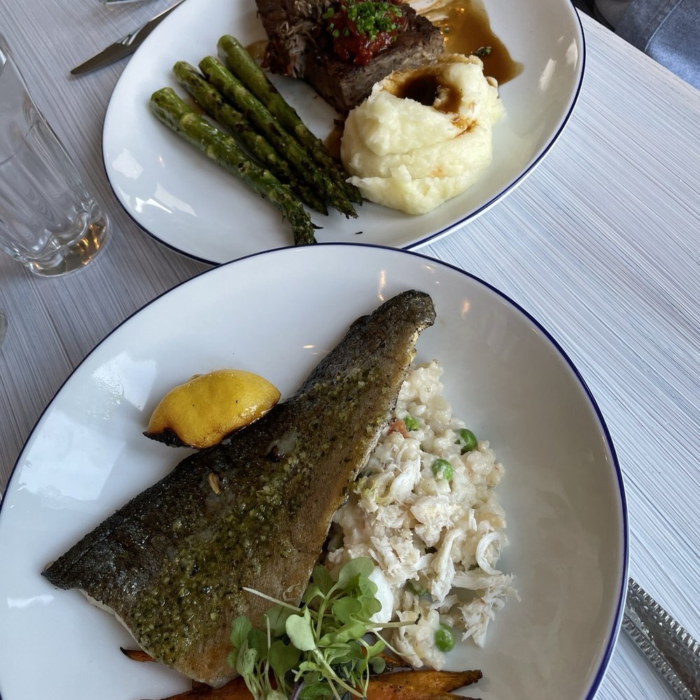 Root And Bone - Short rib meatloaf and pan fried trout. - Southern Near Me - Horse Shoe, North Carolina Root And Bone - Short rib meatloaf and pan fried trout. - Southern Near Me - Horse Shoe, North Carolina