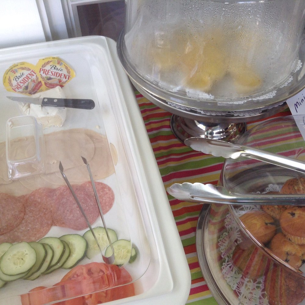 Avalon Bed & Breakfast - Mystery meat and salami next to processed mini quiche and hot house tomatoes.  Yuck. - Bed & Breakfast Near Me - Key West, Florida