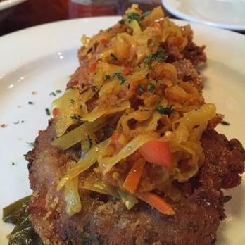 The Place - Black bean cakes with chow chow - Southern Near Me - Athens, Georgia The Place - Black bean cakes with chow chow - Southern Near Me - Athens, Georgia