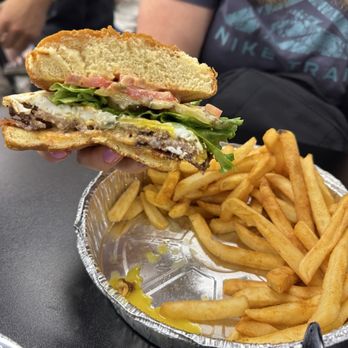 Mosida Market Butcher Block - The burger with the egg. I think it was the farmhouse or whole farm burger. - Butcher Near Me - Provo, Utah Mosida Market Butcher Block - The burger with the egg. I think it was the farmhouse or whole farm burger. - Butcher Near Me - Provo, Utah