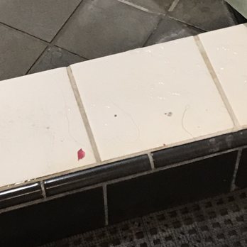 Gb3 - Hair and some red stuff on shower step. - Gyms Near Me - Fresno, California