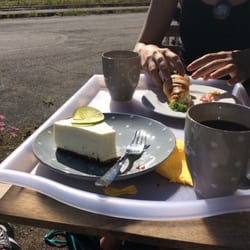 Wanha Asema - Cheesecake at the Wanha asema.